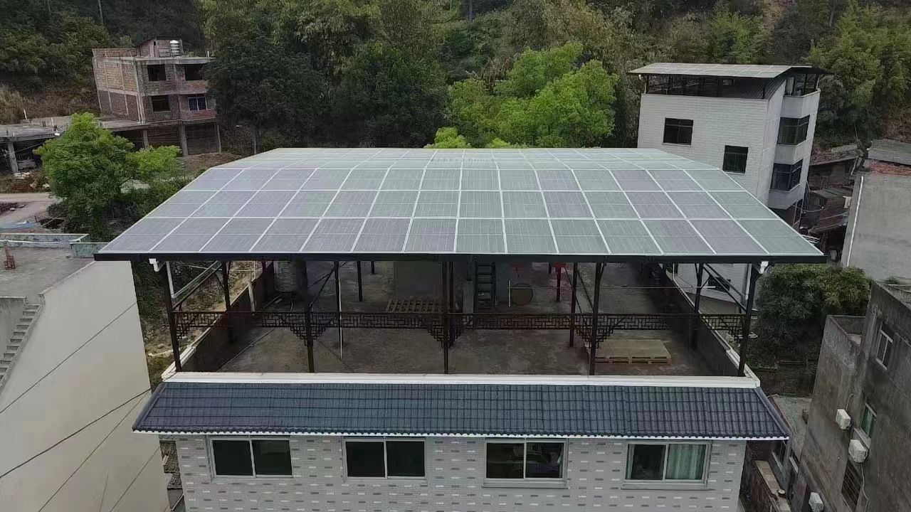 潮州15kw+10kwh自建别墅家庭光伏储能系统